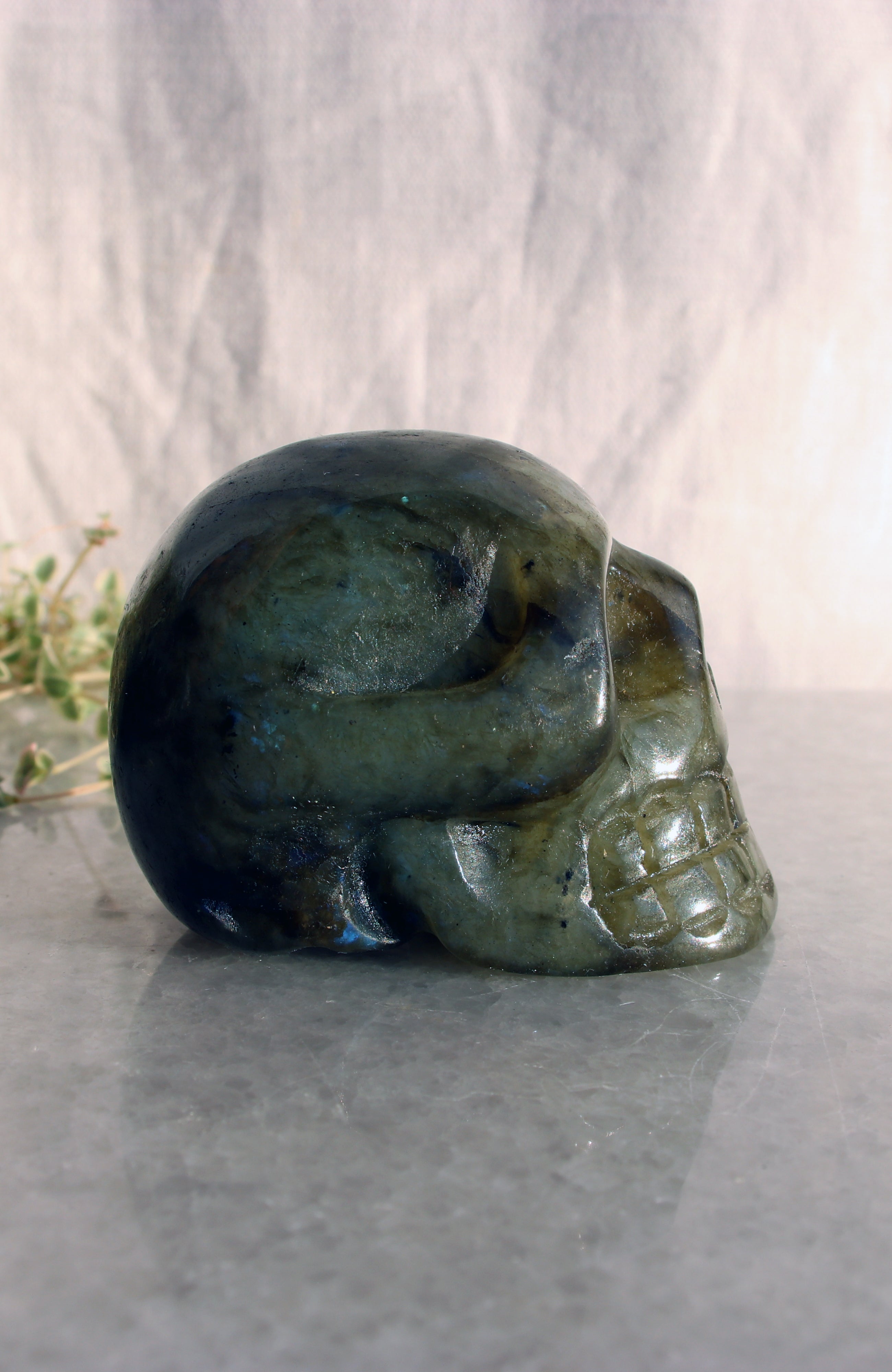 Labradorite Skull
